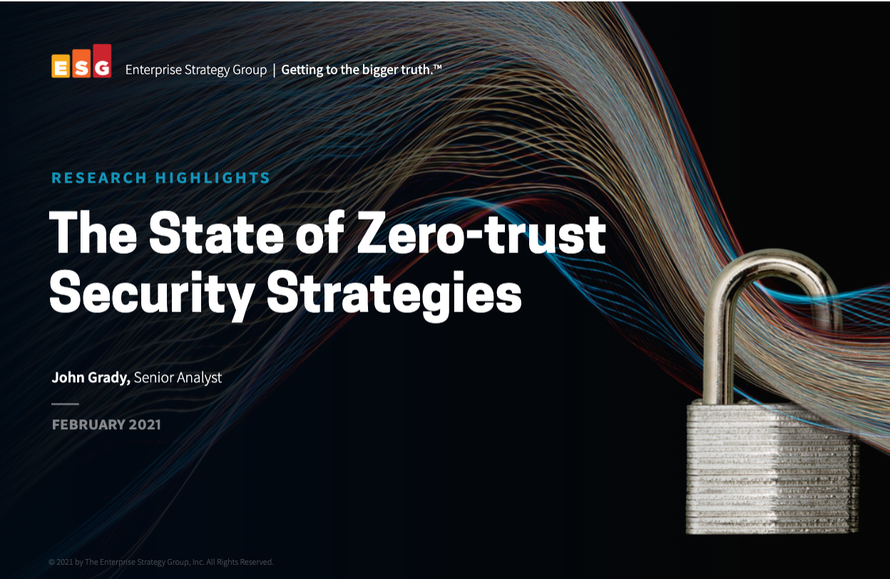 ESG eBook - The State of Zero-trust Security Strategies